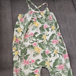 Old Navy Tropical Floral Kids Romper